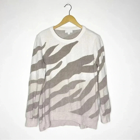 Barefoot Dreams Crew Cozy Chic Ultra Lite Ocean Reef Pullover Sweater Size Small - Picture 2 of 7